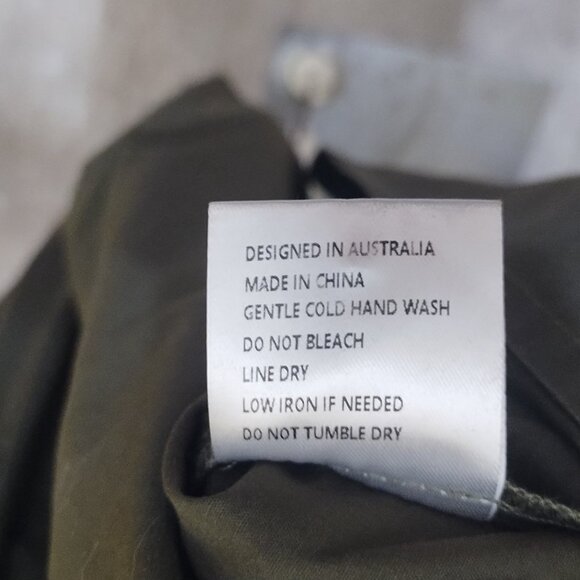 NWT Maye Susie Lng Slv Button Down Cotton Smock Midi Shirt Dress XL Boho Cottage - Picture 8 of 8